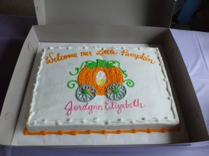Birth of Child Cake