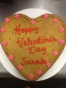 Happy Valentines Heart Cookie