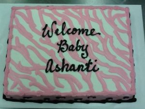 Welcome Baby Cake