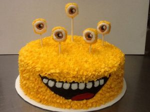 Yellow Monster Cake