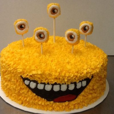 Yellow Monster Cake