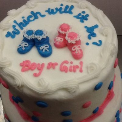 Gender Reveal Cake