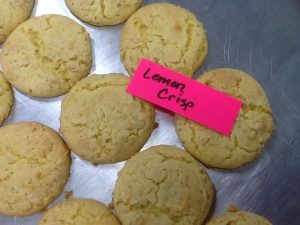 Lemon Crisp Cookies