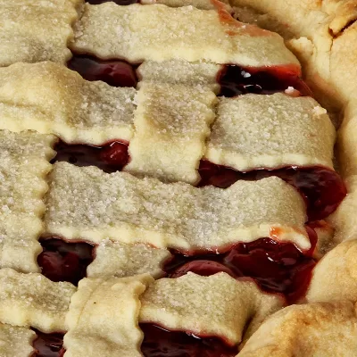 Cherry Pie Closeup