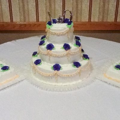 3 Piece Wedding Cake