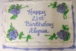21st Birthday Cake