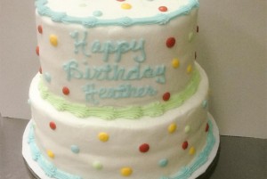 Polka Dot Birthday Cake