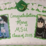 MSU Graduation Cake